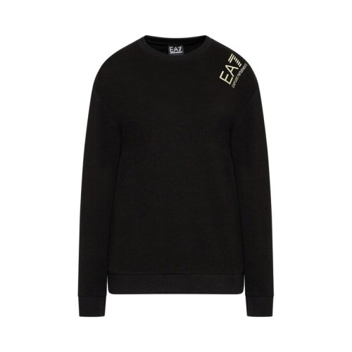 Emporio Armani/安普里奥阿玛尼 女士黑色棉质卫衣 6KTM05 TJCQZ 1200 PLFSX