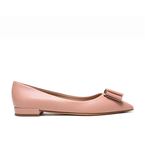 Salvatore Ferragamo/菲拉格慕 女士牛皮革平底鞋 0705764