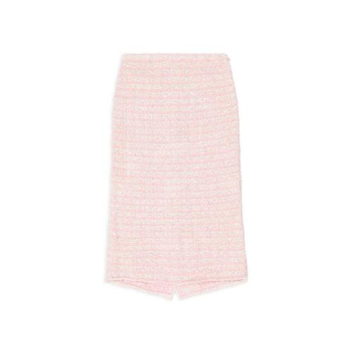  BALENCIAGA巴黎世家 22年秋冬 女士 半身裙 PASTEL FLORAL PLEATED DRAWSTRING SKIRT 704365TM
