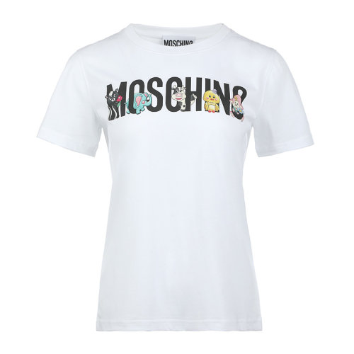MOSCHINO/莫斯奇诺22春夏女士短袖T恤A071504416