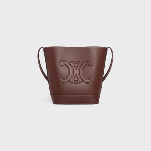  CELINE赛琳思琳 22年秋冬 女士 单肩包 SAC SEAU CUIR TRIOMPHE PETIT MODELE VEAU LISSE 1982