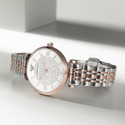 Emporio Armani/安普里奥阿玛尼 阿玛尼手表女士满天星石英手表 AR1926