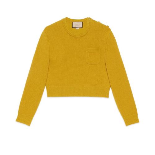  GUCCI古驰 22年秋冬 女士 羊绒羊毛毛衣 717530 XKCN2 7263