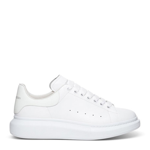 Alexander McQueen 亚历山大·麦昆 男士 鞋靴  白色圆头系带厚底板鞋小白鞋 男士休闲运动鞋