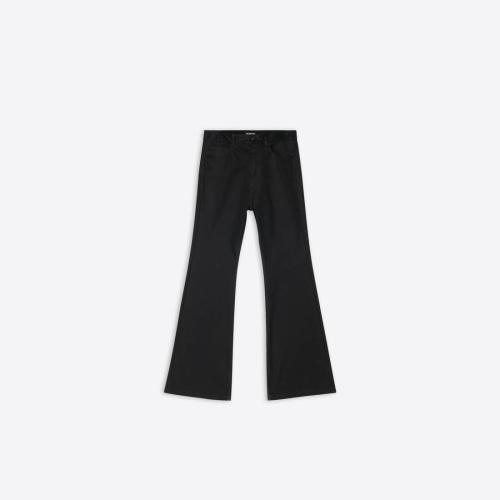  BALENCIAGA巴黎世家 22年春夏 男士 休闲裤 Flared Trousers in Black 699009TKP061000