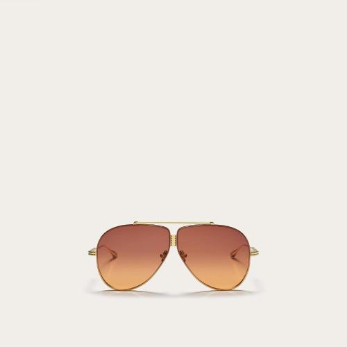  VALENTINO华伦天奴 22年秋冬 女士 太阳眼镜 XVI - LUNETTES PILOTE EN TITANE A_VEC CLOUS Z5
