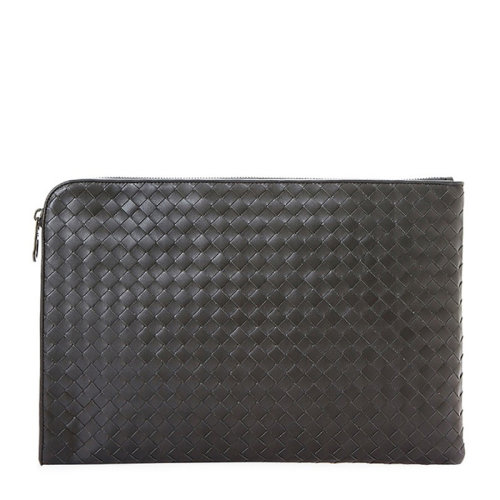 实物灰色 Bottega veneta 葆蝶家 男士编织手拿包