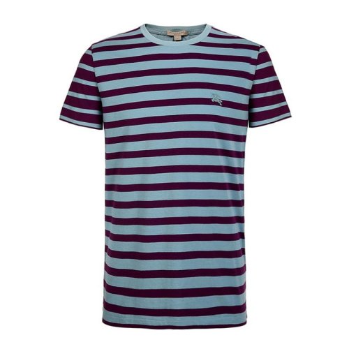  BURBERRY/博柏利 男士紫色棉质短袖POLO衫 3963008 PLFSX