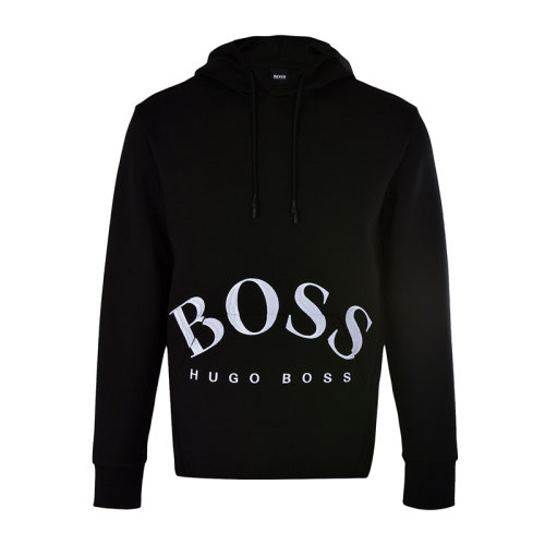 Hugo Boss/雨果博斯  男装 服装 棉质经典logo套头运动衫连帽 男士卫衣