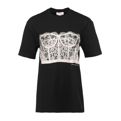 Alexander McQueen/亚历山大麦昆女士短袖T恤689062QZAFC