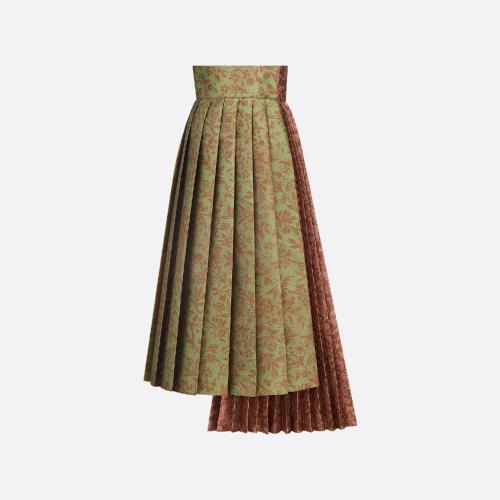  DIOR迪奥 22年秋冬 女士 半身裙 不对称半裙 251J47A2641_X9820