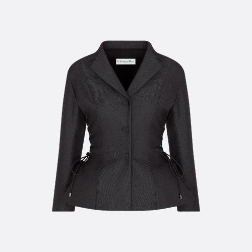  DIOR迪奥 22年秋冬 女士 夹克 Veste Bar a lacets 251V18A1030_X8700