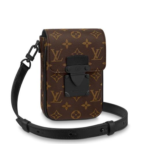  LV路易威登 22年秋冬 男士 手机包 S-LOCK VERTICAL 迷你手袋 M81522