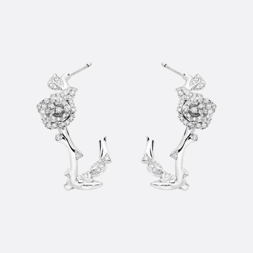  DIOR迪奥 22年秋冬 女士 耳环 Rose Dior Bagatelle 耳环 JBAG94061_0000