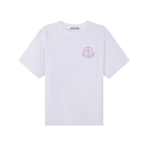 Moncler/蒙克莱【22春夏新款】女士棉质宽松版圆领短袖T恤 8C00010 829FB