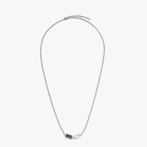  FENDI芬迪 22年秋冬 男士 项链 银色项链 7AJ640F1NF0VD1