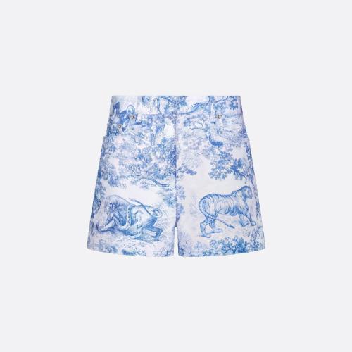  DIOR迪奥 22年秋冬 女士 短裤 Dioriviera 短裤 242P26A3526_X5881