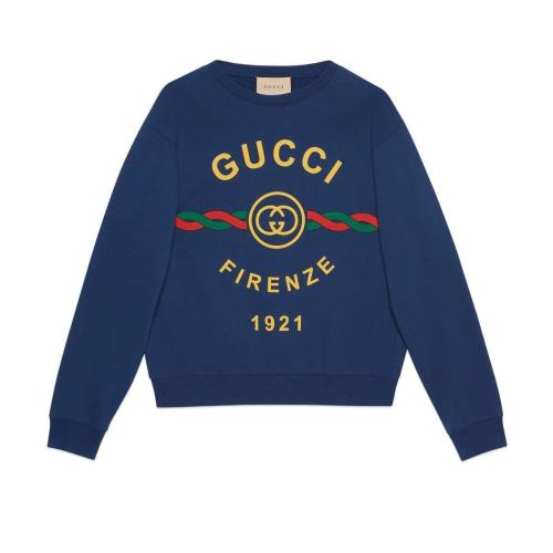  GUCCI古驰 22年秋冬 男士 棉质“Gucci Firenze 1921”卫衣 626990 XJD7O 4409