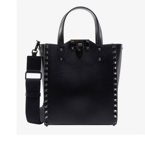  Valentino/华伦天奴 女士黑色皮革手提包 XY2B0B43 LNH 0NO PLSX