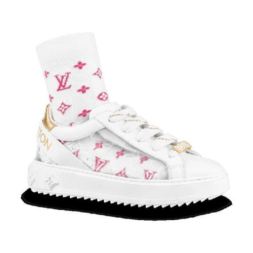  LV路易威登 22年秋冬 女士 休闲运动鞋 Time Out Sneaker 1A9PZK 1A9PZM 1A9PZN 1A9PZO 1A9PZP 预定商品2-6周发货