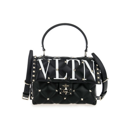 Valentino/华伦天奴  女包 VLTN字母 女士黑色手提包 RW2B0B55XQC NER HKY015678