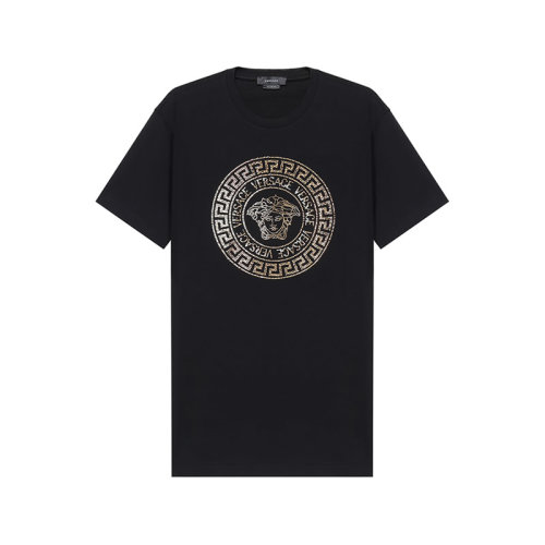 VERSACE/范思哲 男士短袖T恤 男士棉质圆领短袖T恤 1001619 1A01263
