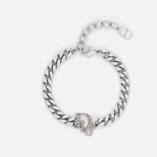  DIOR迪奥 22年秋冬 男士 手镯 Dior Oblique 链环手链 B1669HOMMT_D005