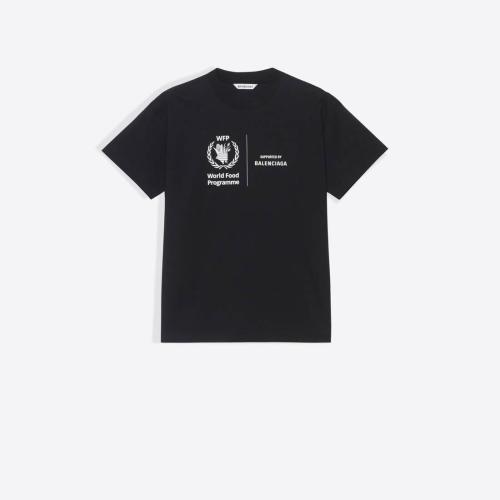  BALENCIAGA巴黎世家 22年秋冬 女士 短袖T恤 WFP MEDIUM FIT T-SHIRT 612965THV841000 预定商品1-3周发货