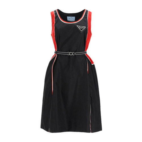 PRADA/普拉达 女士黑色聚酰胺连衣裙 230623-1WQ8-F01L5