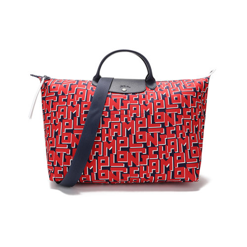 Longchamp/珑骧 女士LE PLIAGE系列大号织物短柄手提单肩包旅行包饺子包 1624 412