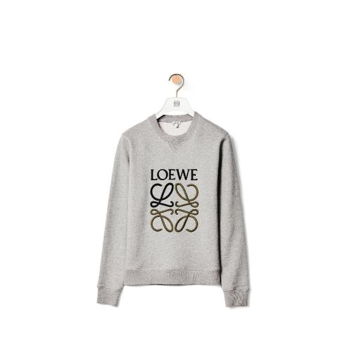  LOEWE罗意威 22年秋冬 男士 卫衣 棉质 Anagram 刺绣运动衫 H526341XA1-1440 预定商品1-3周发货