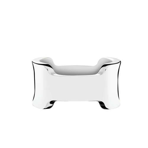 HERMES/爱马仕 经典Amazone Hermès系列 中号925银戒指指环H119601B