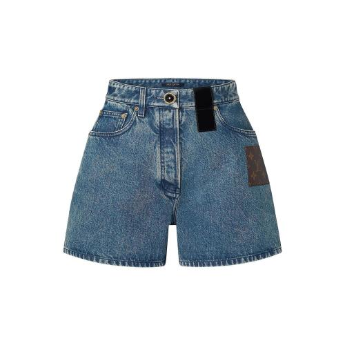  LV路易威登 22年秋冬 女士 短裤 牛仔短裤 1AA903 1AA904 1AA901 1AA902 1AA8ZX 1AA8ZY 1AA8ZZ