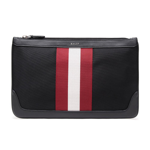 BALLY/巴利 男士织物/配皮手拿包 CAYARD TSP