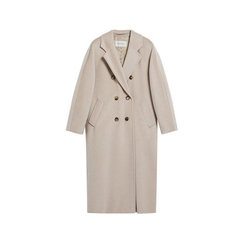 MaxMara/麦丝玛拉 【22秋冬新款】 女士绵羊毛101801 Icon长款大衣外套 10180129 MADAME