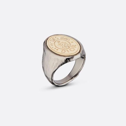  DIOR迪奥 22年秋冬 女士 戒指 CD Legacy 戒指 R1258LEGMT_D02L