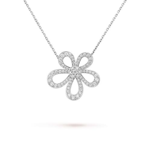 VCA梵克雅宝 22年秋冬 女士 吊坠 Flowerlace吊坠 VCARP05200 预定商品2-8周发货