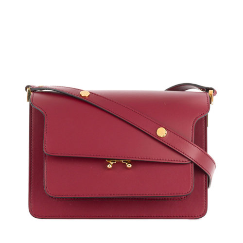 MARNI/玛尼 Trunk 女士小牛皮单肩风琴包（3色可选）