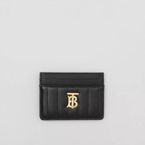  BURBERRY 22年秋冬 女士 Lola – 绗缝皮革萝纳卡片夹 80623741