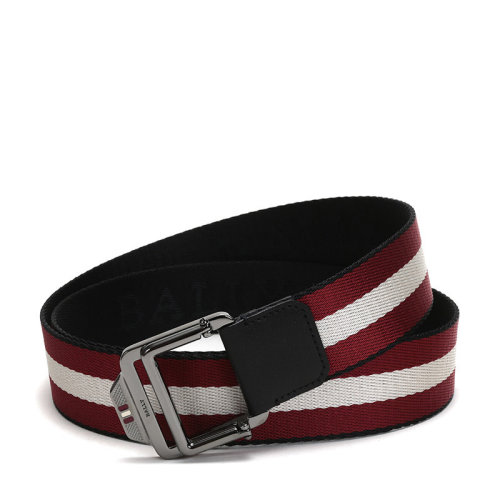 BALLY/巴利 男士织物双环扣式腰带 CONNOR 35 M