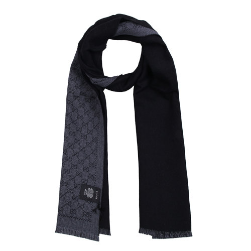 GUCCI/古驰 男士GG提花羊毛围巾 402093 4G200