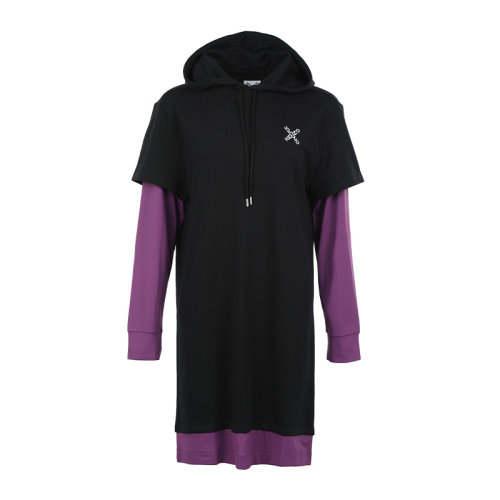 KENZO/高田贤三logo徽标棉质连帽女士连衣裙FB62RO804
