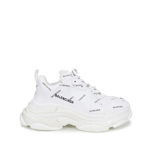 Balenciaga/巴黎世家 男士聚氨酯/织物系带休闲运动鞋老爹鞋 536737 W2FA1