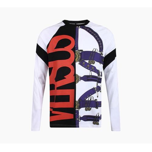  VERSUS/VERSUS 范思哲 男士白色棉质长袖T恤 BU90630BJ10404B7028 PLFSX