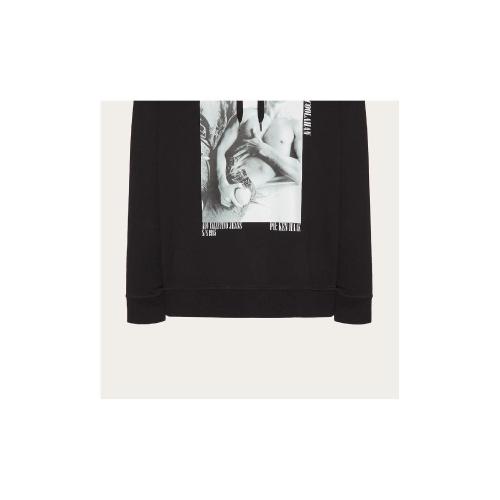  VALENTINO华伦天奴 22年秋冬 男士 卫衣 SWEAT-SHIRT a CAPUCHE EN COTON a IMPRIMé VALENTIN