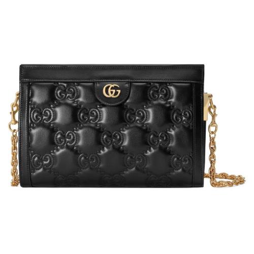  GUCCI古驰 22年秋冬 女士 GG绗缝皮革肩背包 702200 UM8HG 1046