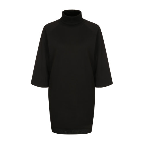 Emporio Armani/安普里奥阿玛尼 黑色 女士高领长款七分袖卫衣 6G2M6H-2JQWZ-0999