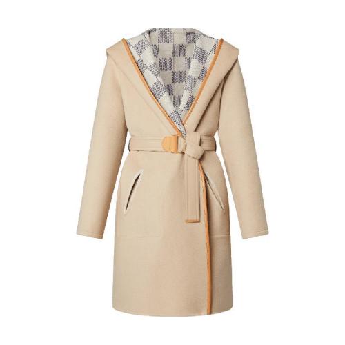  LV路易威登 22年秋冬 22年早春 女士 大衣 双面围裹式连帽大衣 1A9L0Q 1A9L0R 1A9L0S 1A9L0T 1A9L0U 1A9