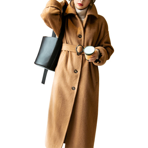 GeleiStory/GeleiStory新款经典气质款羊毛双面呢大衣带内衬女士外套>女士大衣