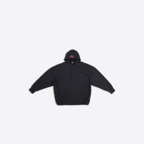  BALENCIAGA巴黎世家 22年春夏 男士 卫衣 Mens 3b Sports Icon Elastic Hem Hoodie in Black 6